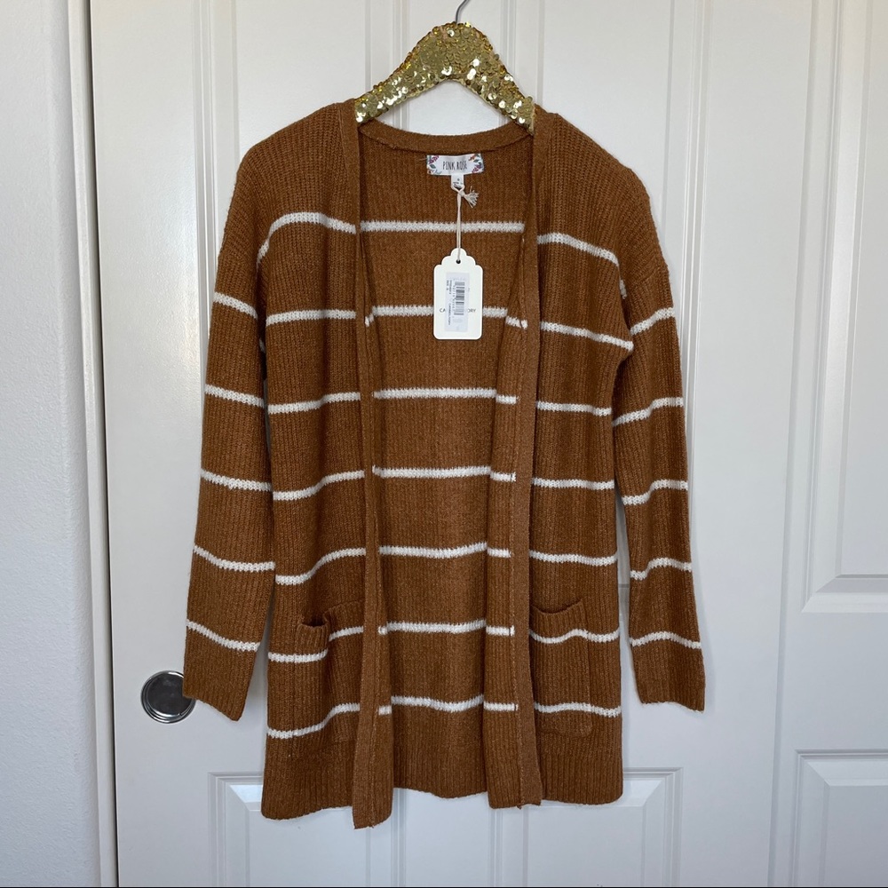 Striped cardigan